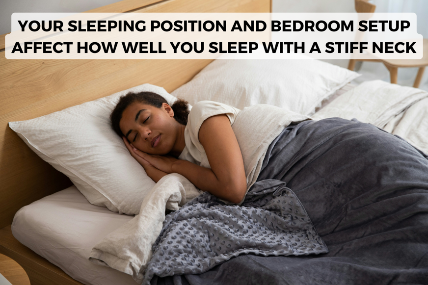 sleeping position affects your stiff neck